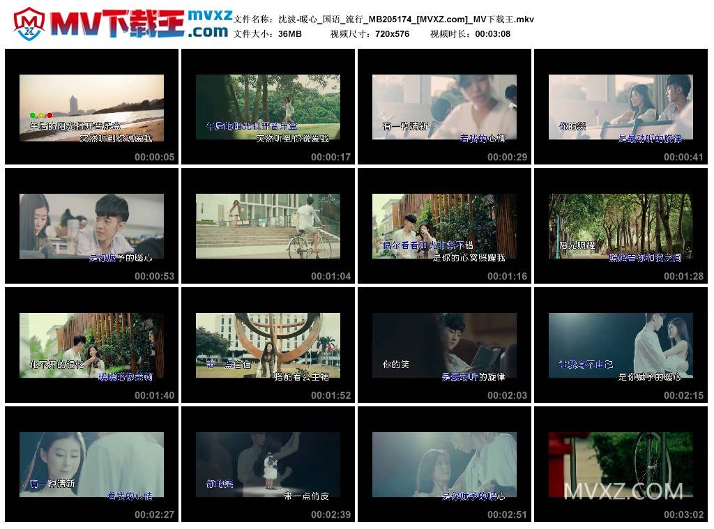 沈波-暖心_国语_流行_MB205174